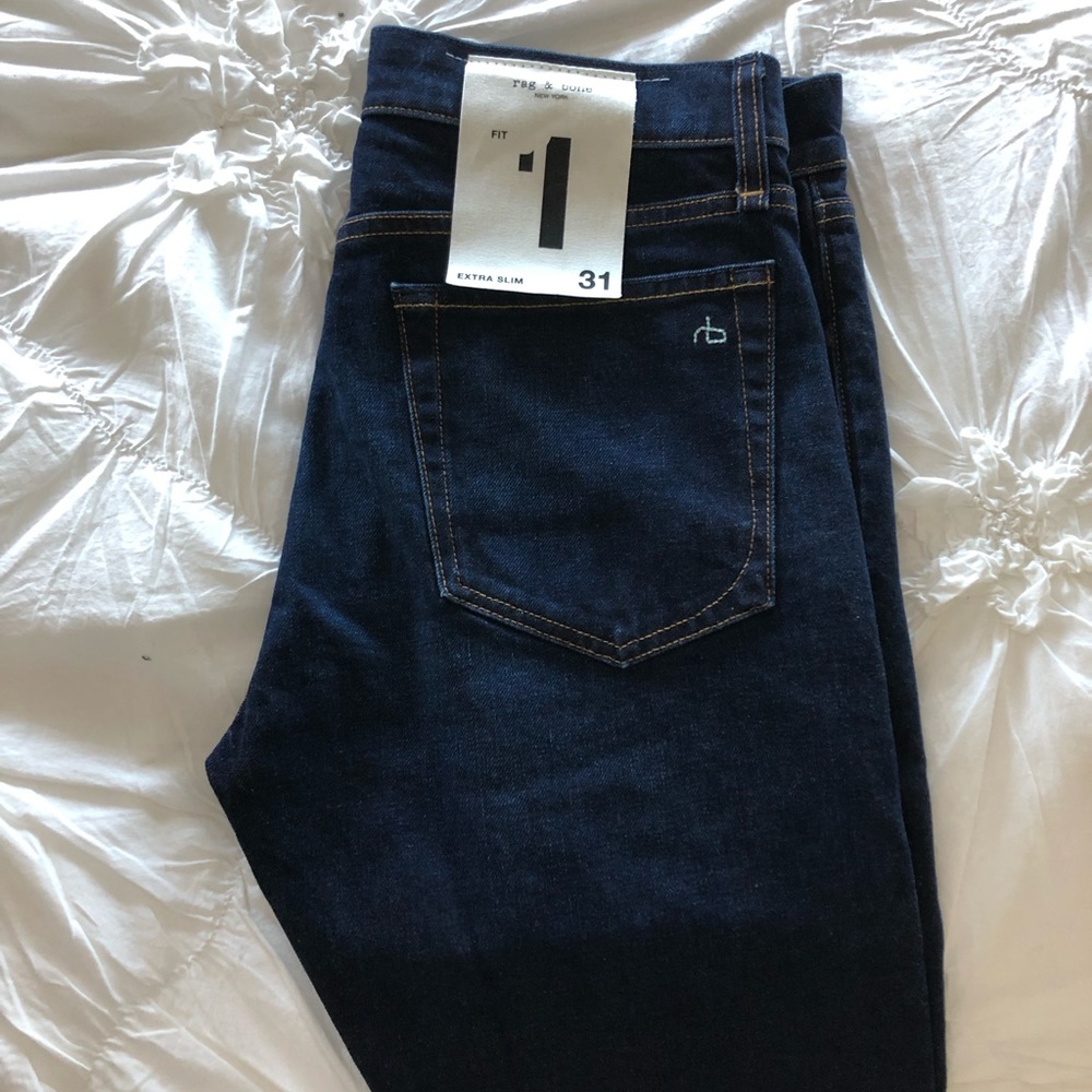 Rag and Bone Fit 1 Slim jeans - 31” waist